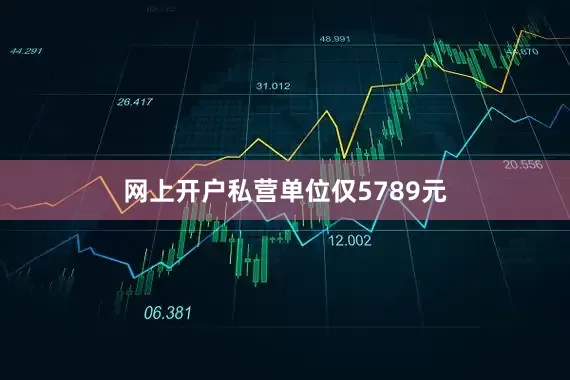 网上开户私营单位仅5789元